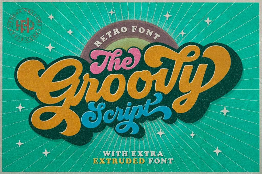 Groovy — ретро-шрифт