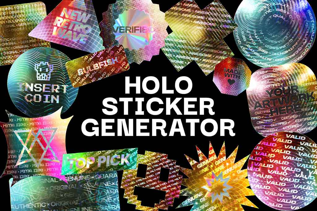 Holo Sticker Generator
