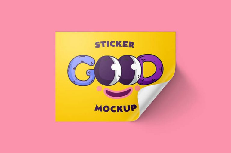 50+ Best Sticker Mockup Templates (Free & Paid) - The Designest