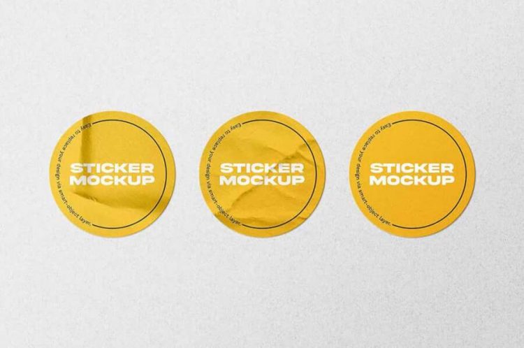 50+ Best Sticker Mockup Templates (Free & Paid) - The Designest