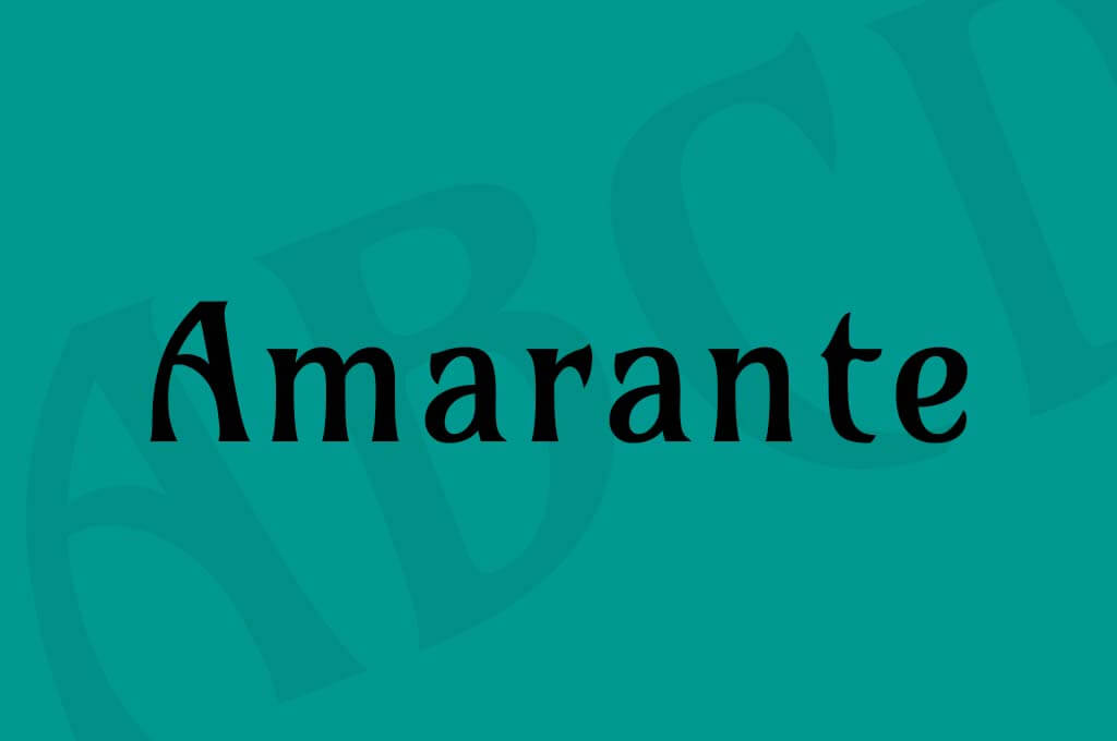 Amarante Font