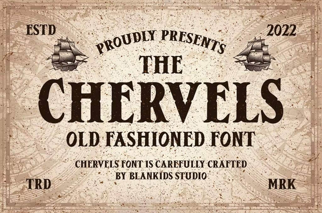 Chervels Old-Fashioned Font