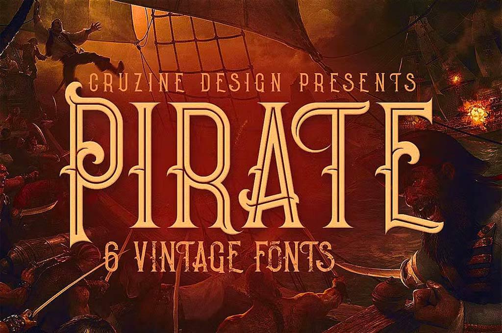 Pirate Vintage-Style Font