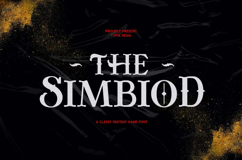 The Simbiod — Classic Adventure Fantasy Game Font