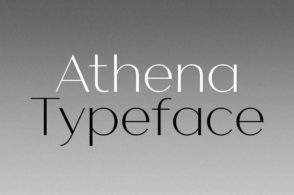 Athena: an Elegant Sans Serif