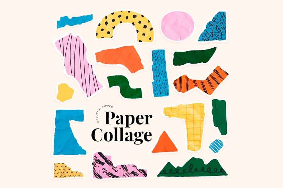 Beige Torn Paper Texture