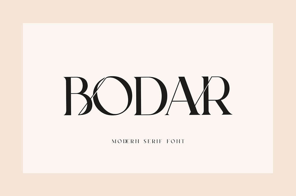 Bodar Serif Display Font