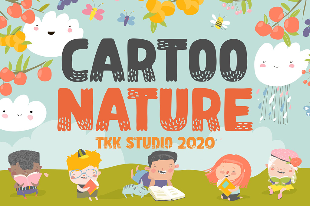 Cartoo Nature — Kids Cartoon Font