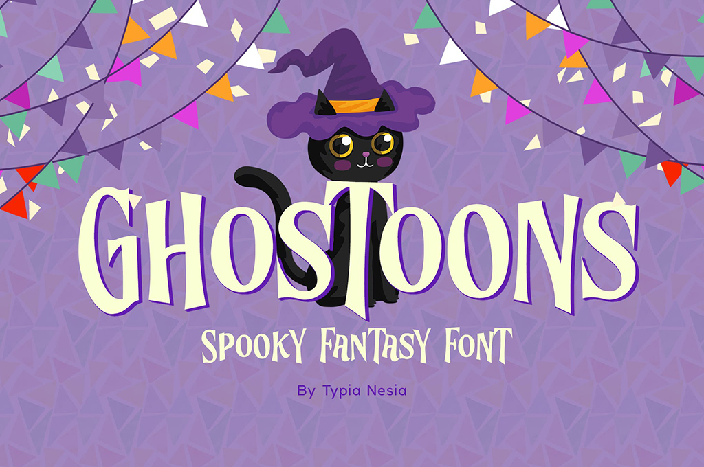 Ghostoons — Spooky Fantasy Font