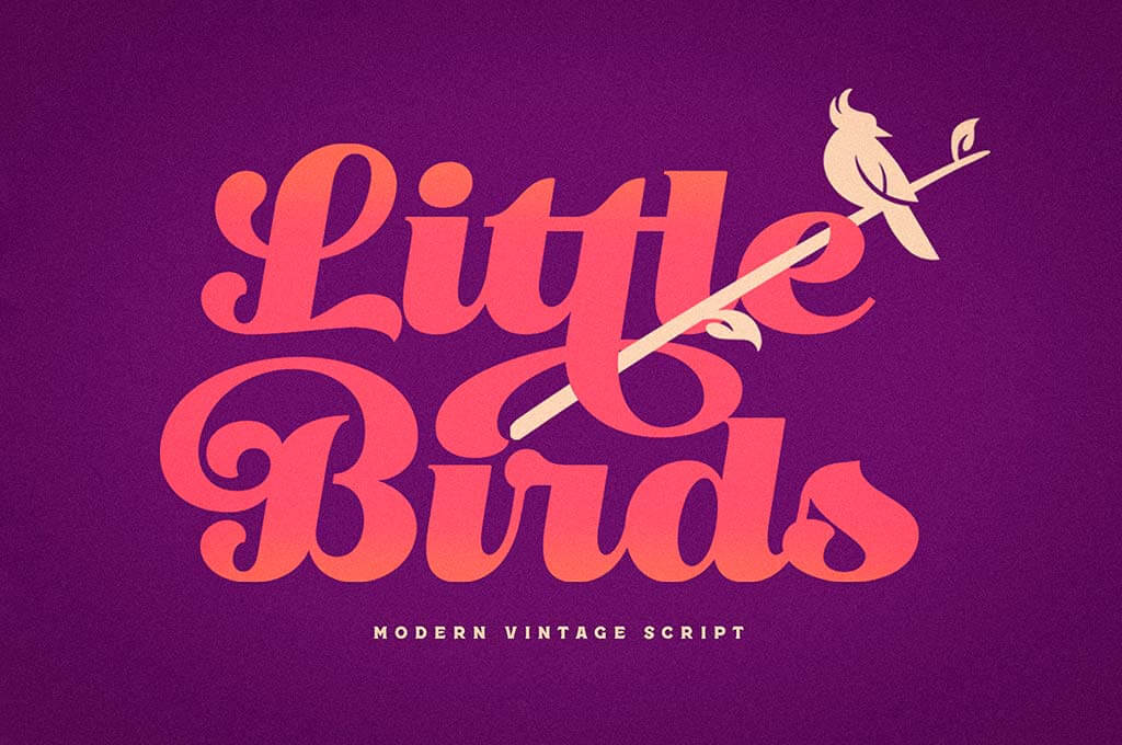 Little Bird: Vintage Script Font