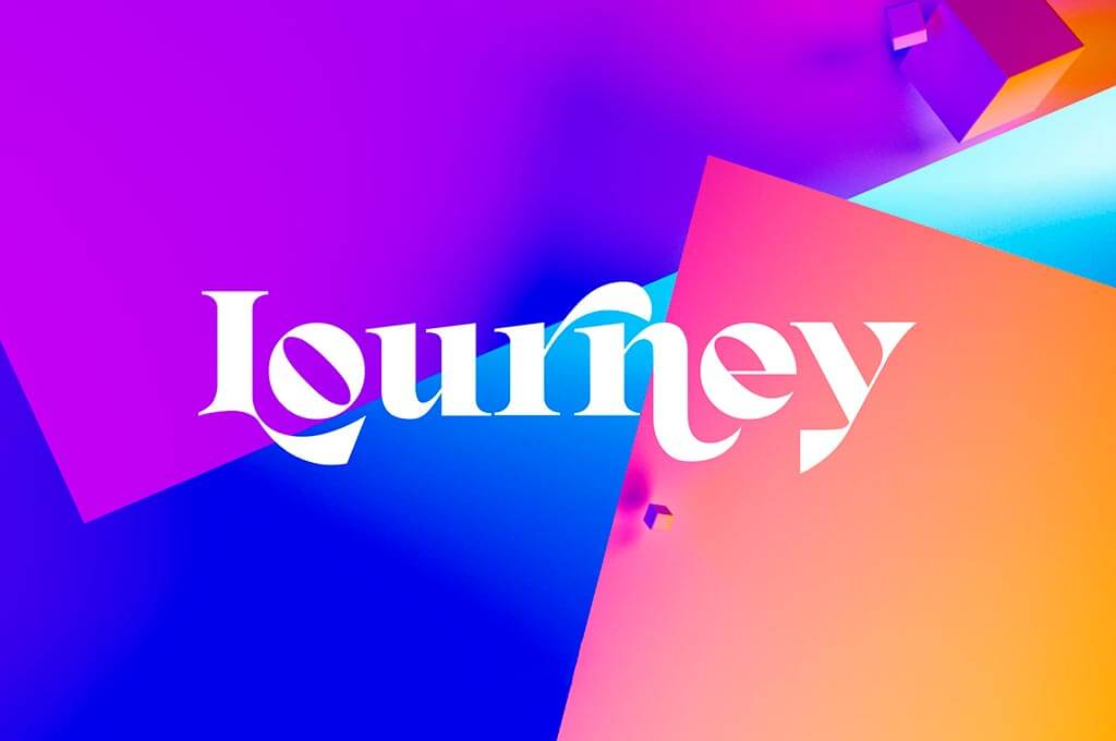 Lourney Display Font + Extras