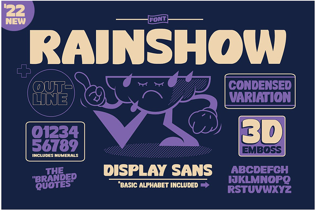 Rainshow — Display Sans