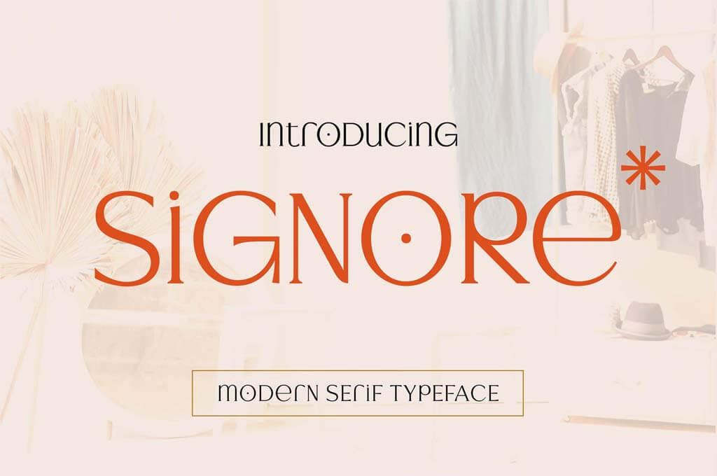 Signore Serif Typeface