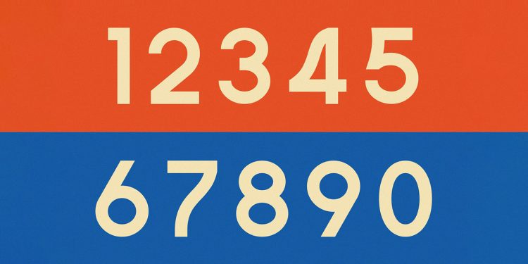 35+ Best Number Fonts