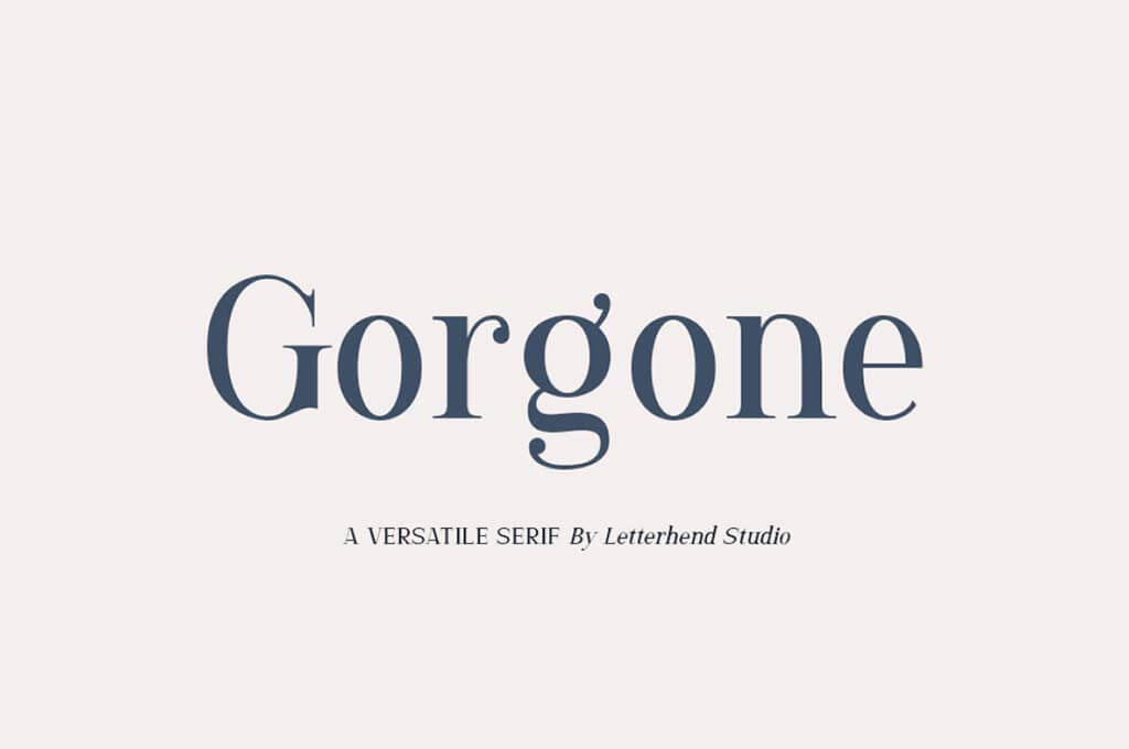 Gorgone Serif Typeface