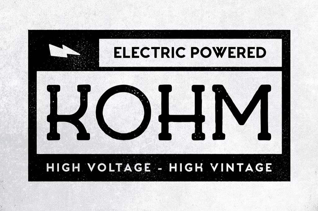 Kohm — Vintage Font