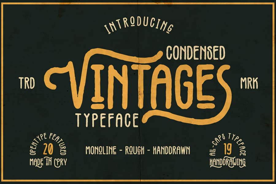 Vintages Font