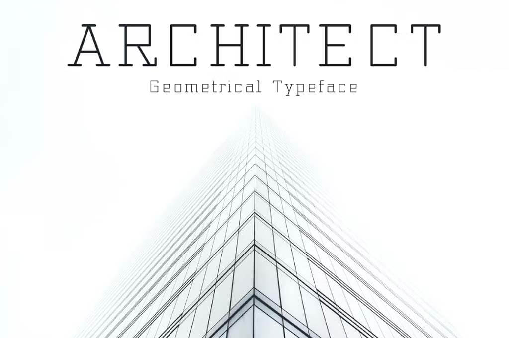 Architect — Geometrical Typeface