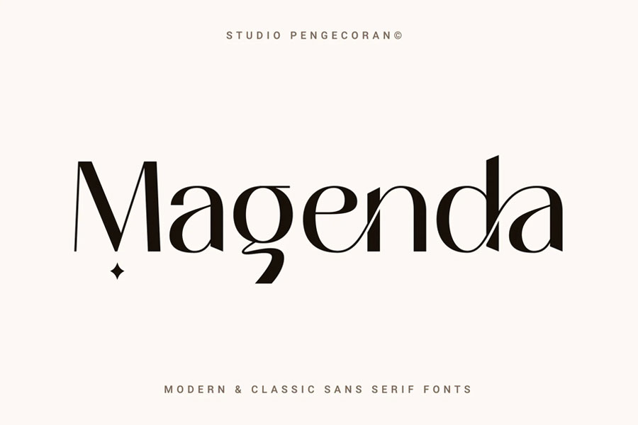 Magenda Sans Serif Fonts