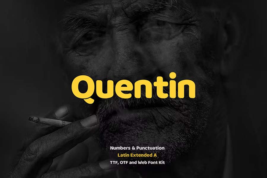 Quentin Pro Typeface + Webfonts