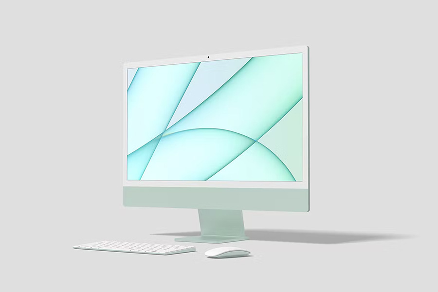 iMac 24’’ 2021’’ Mockup