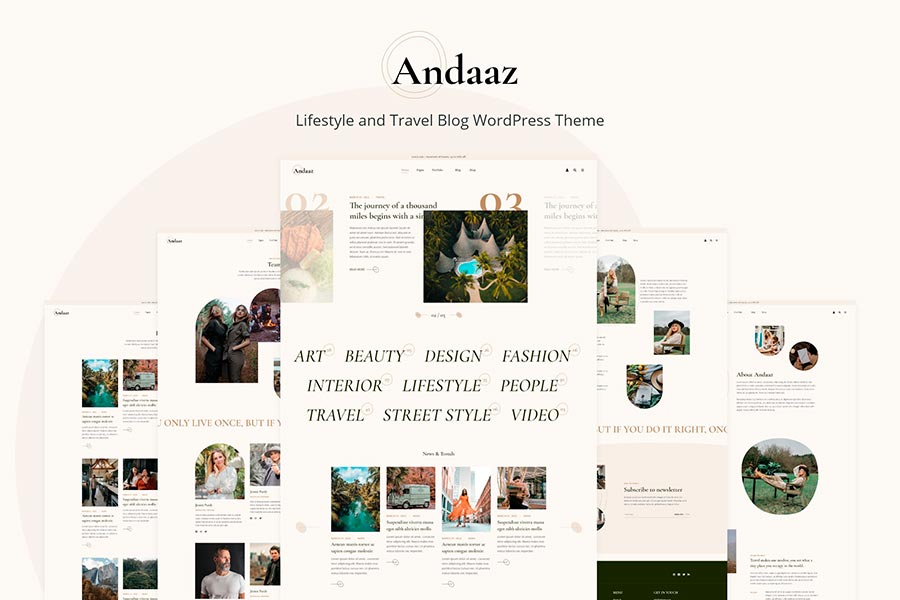Andaaz Blog WordPress Theme