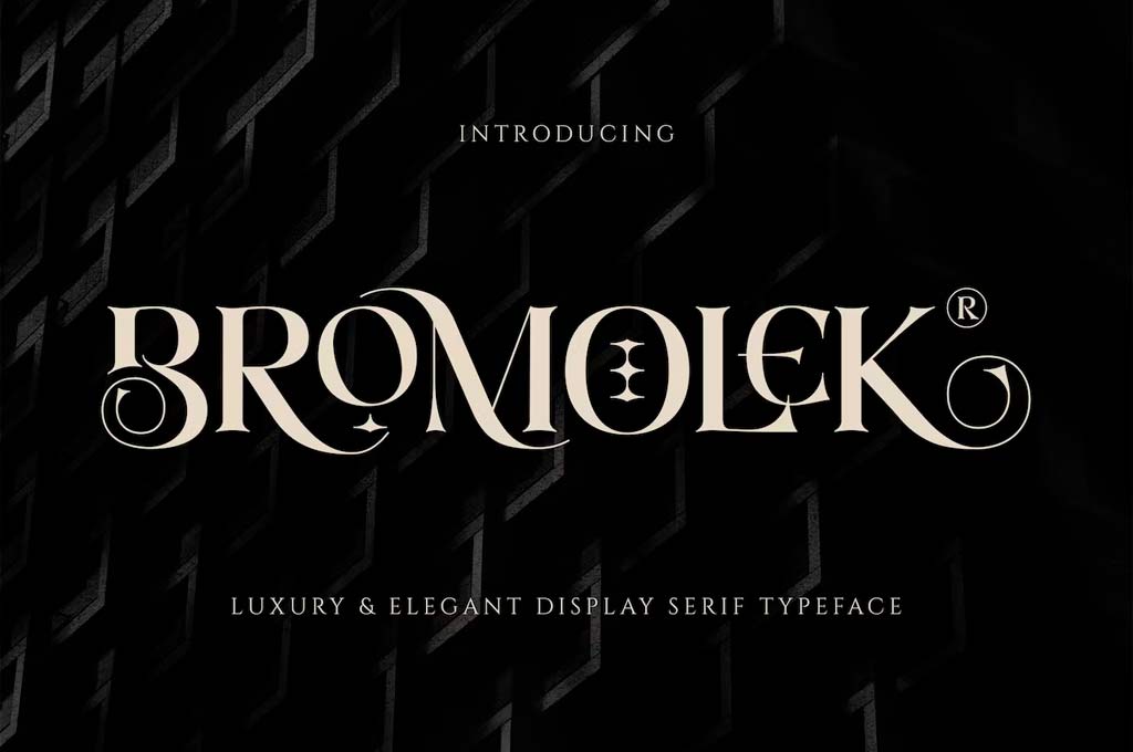 Bromolek — Luxury Elegant Ligatures Serif