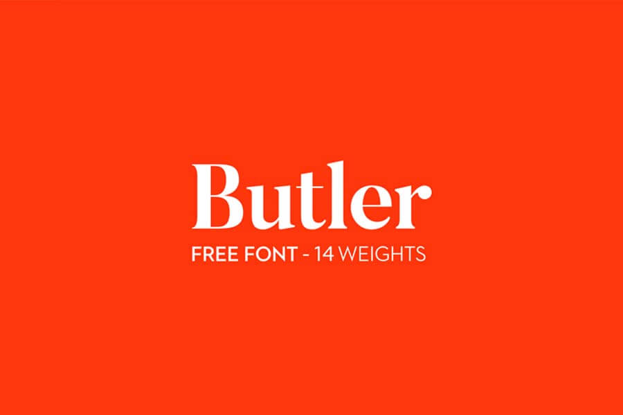 Butler — Free Font