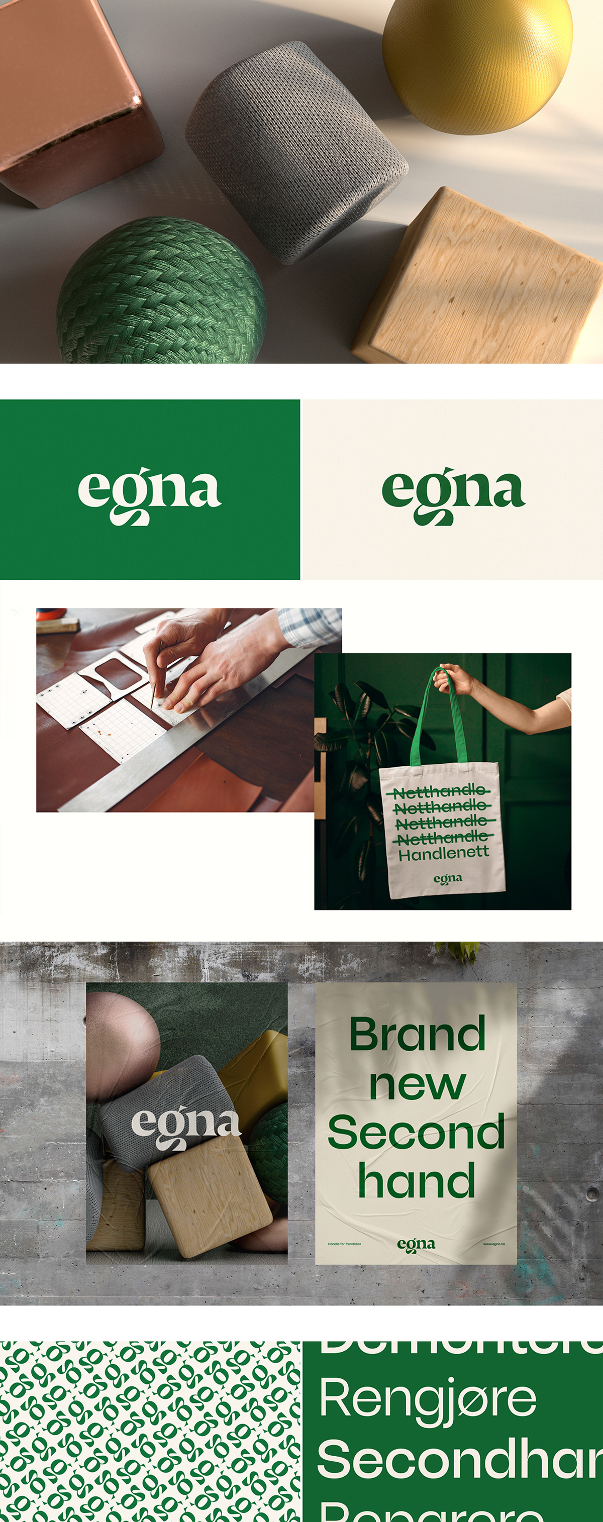 Egna — logo design for shopping mall