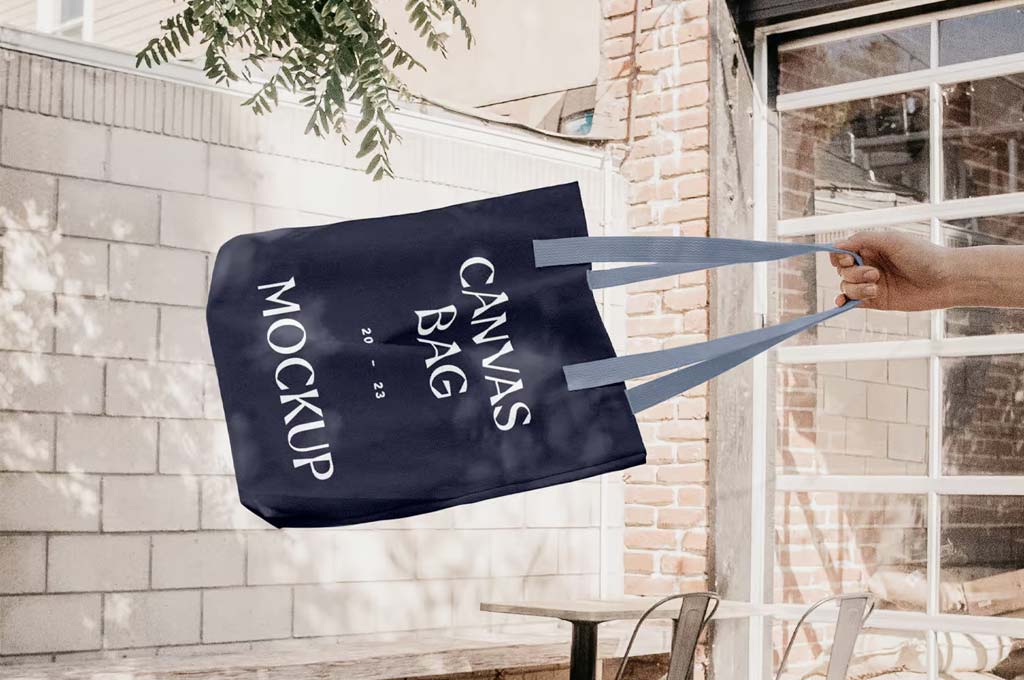 Free Shopping Tote Bag Mockup