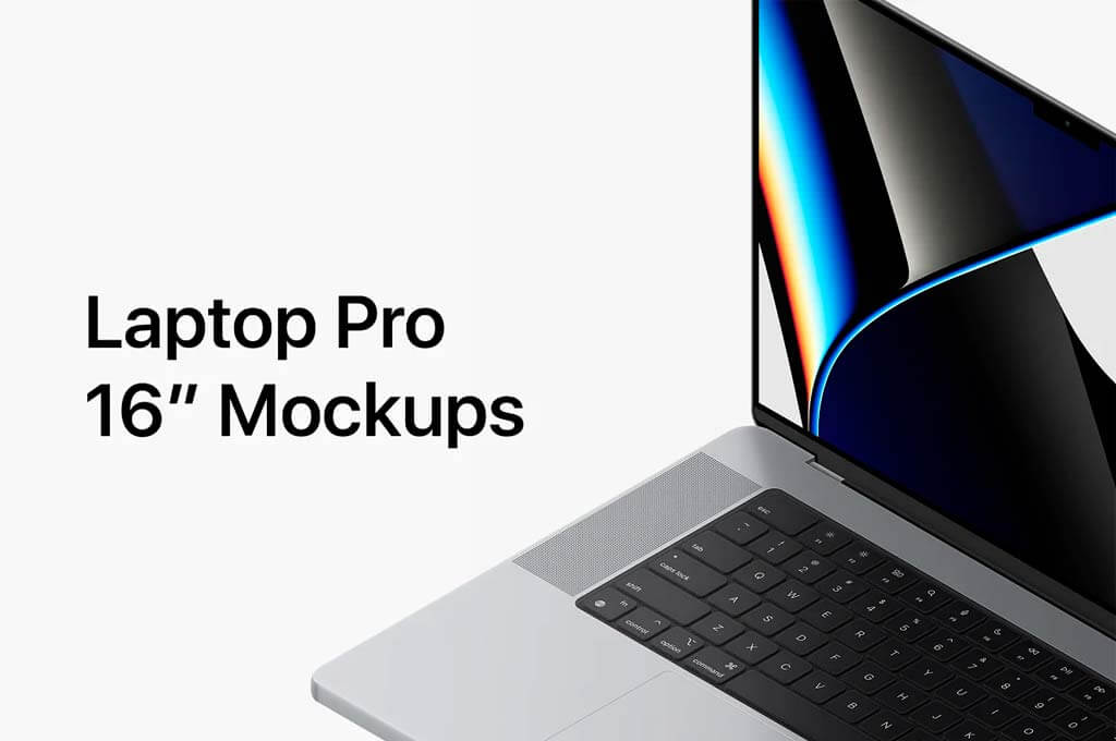 Laptop Pro 16’’ — 10 Mockups Scenes