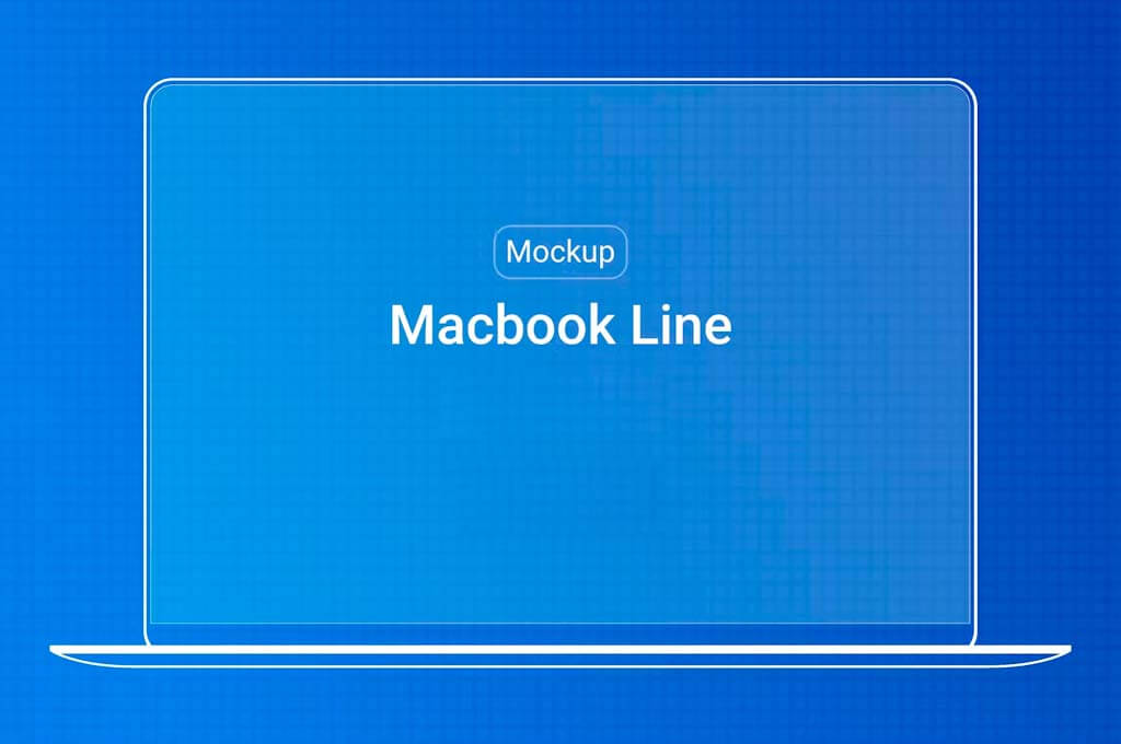 MacBook Line Mockup