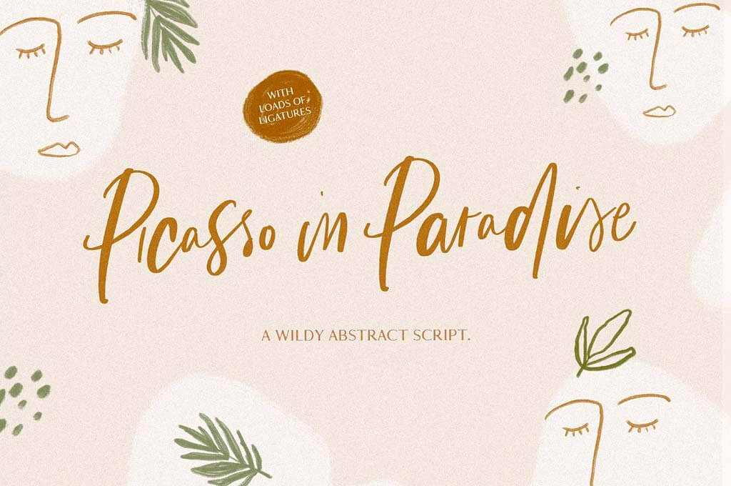 Picasso in Paradise Font