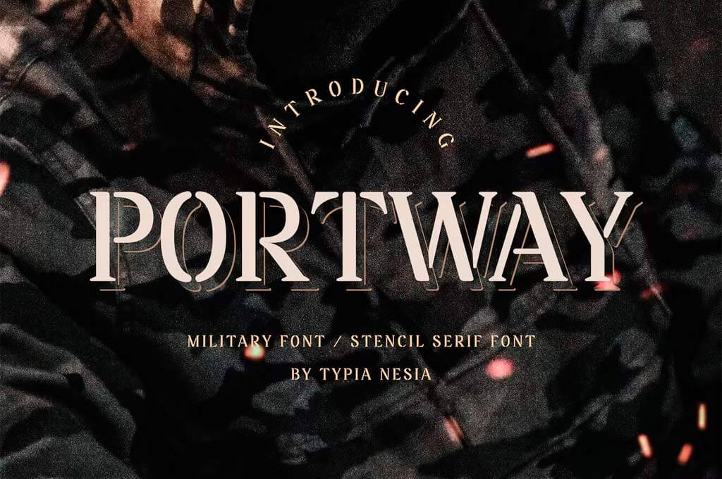 Portway — Military Font