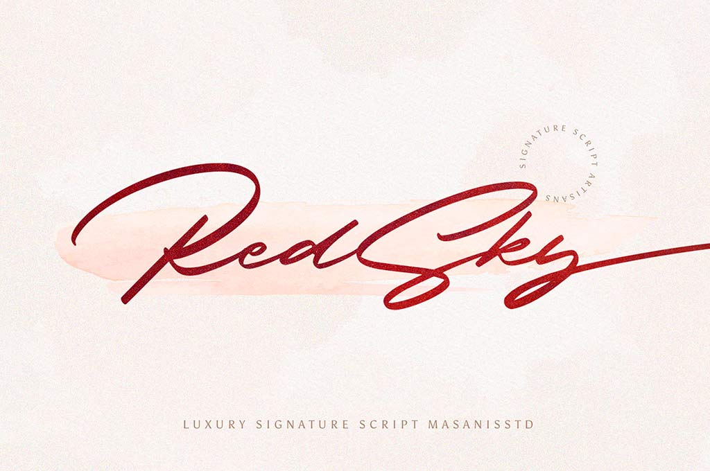 RedSky Signature Font