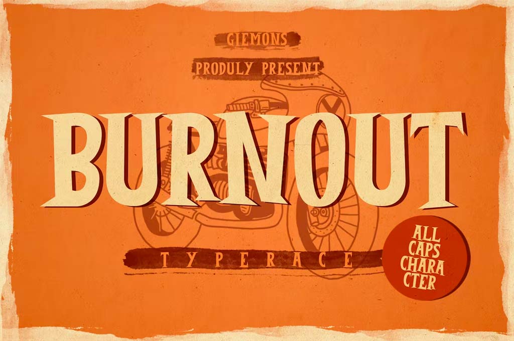 Burnout Font