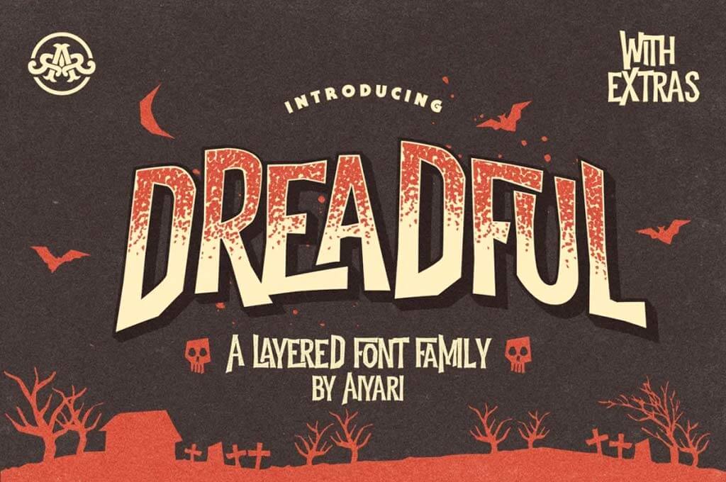 Dreadful — a Spooky Typeface
