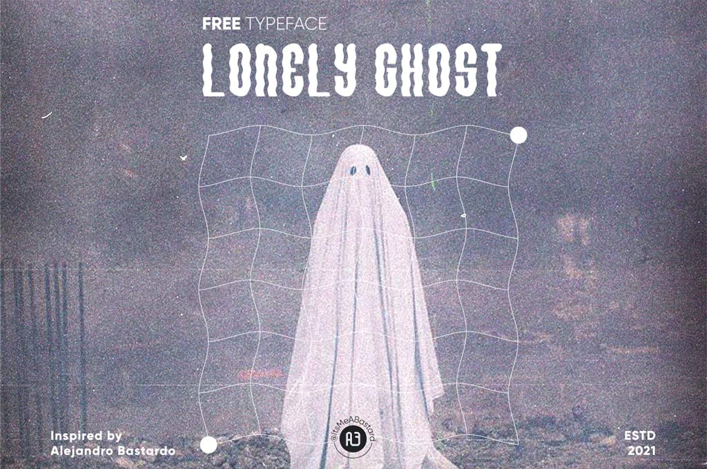 Lonely Ghost — Free Wavy Display Font