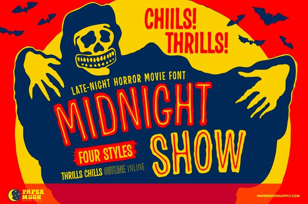 Midnight Show Vintage Font