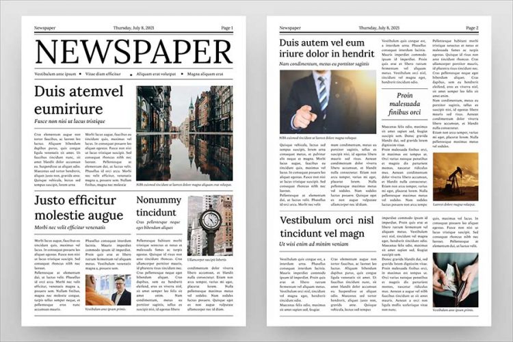 16 Free Newspaper Templates for Google Docs and PowerPoint The Designest