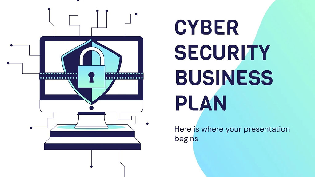 Free Cyber Security Business Plan Template for Presentation
