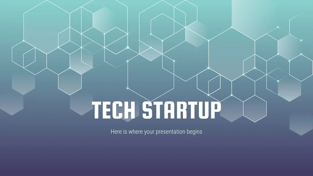 Free Tech Startup Template for Presentation