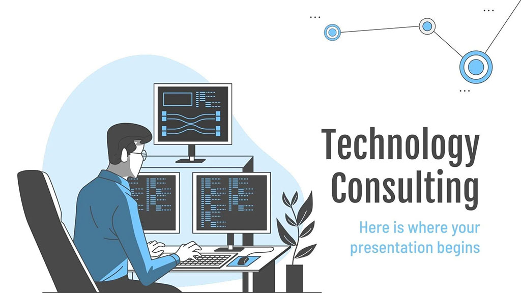 Free Technology Consulting Template for Presentation