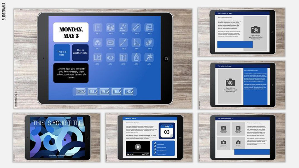 Free iPad Interactive Template for Presentation