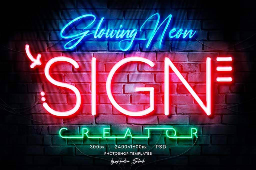 Glowing Neon Sign Creator
