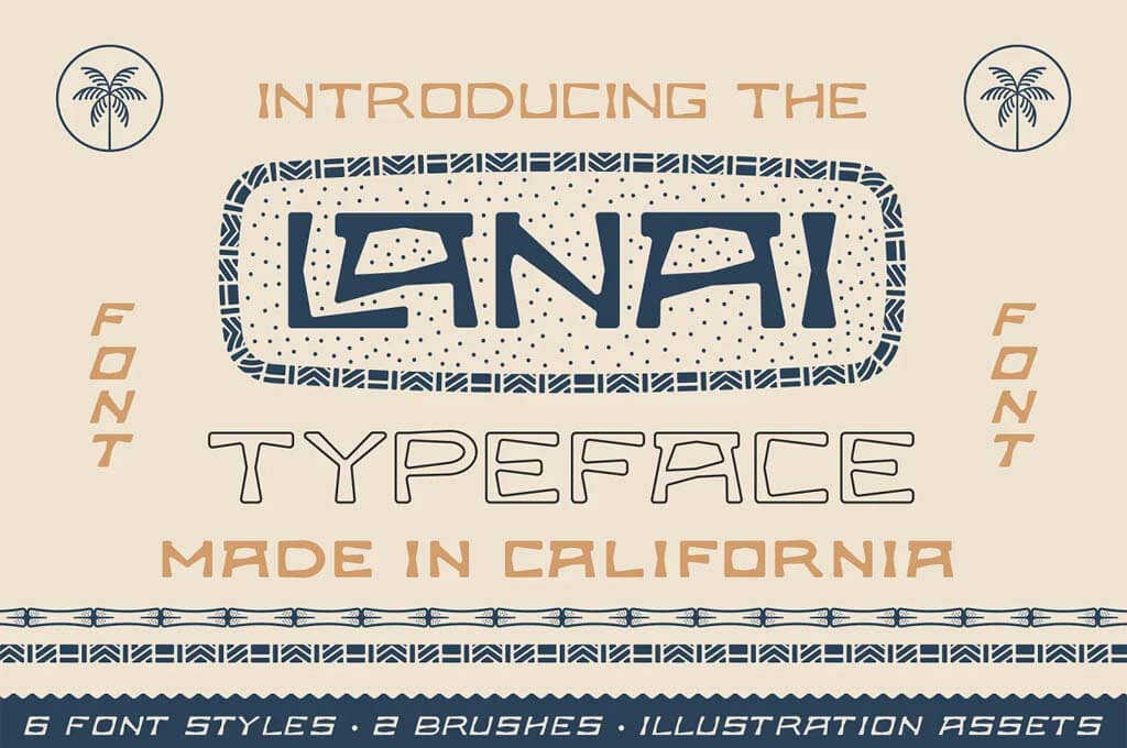 Lanai Typeface | Island Font