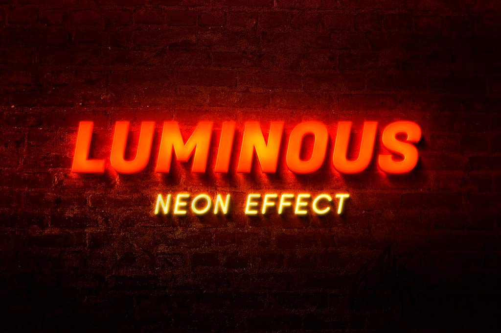 Luminous Neon Text Effect