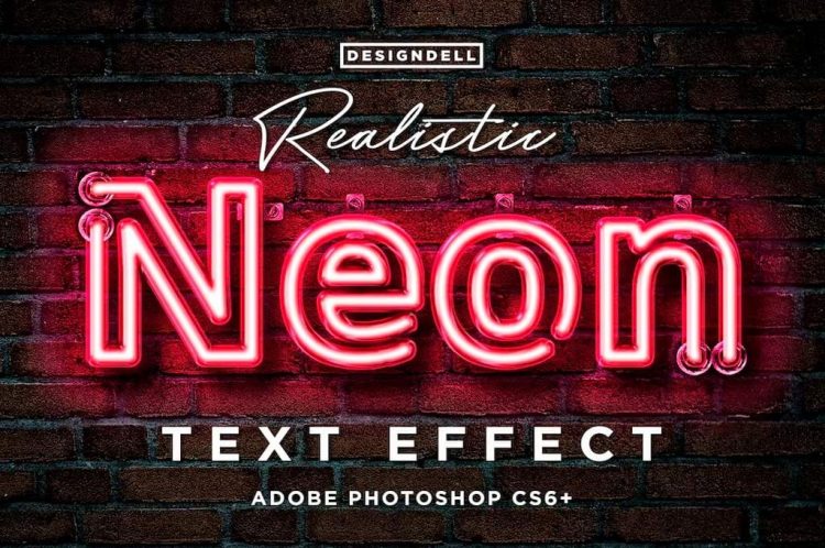 25+ Best Neon Sign Mockup Templates - The Designest