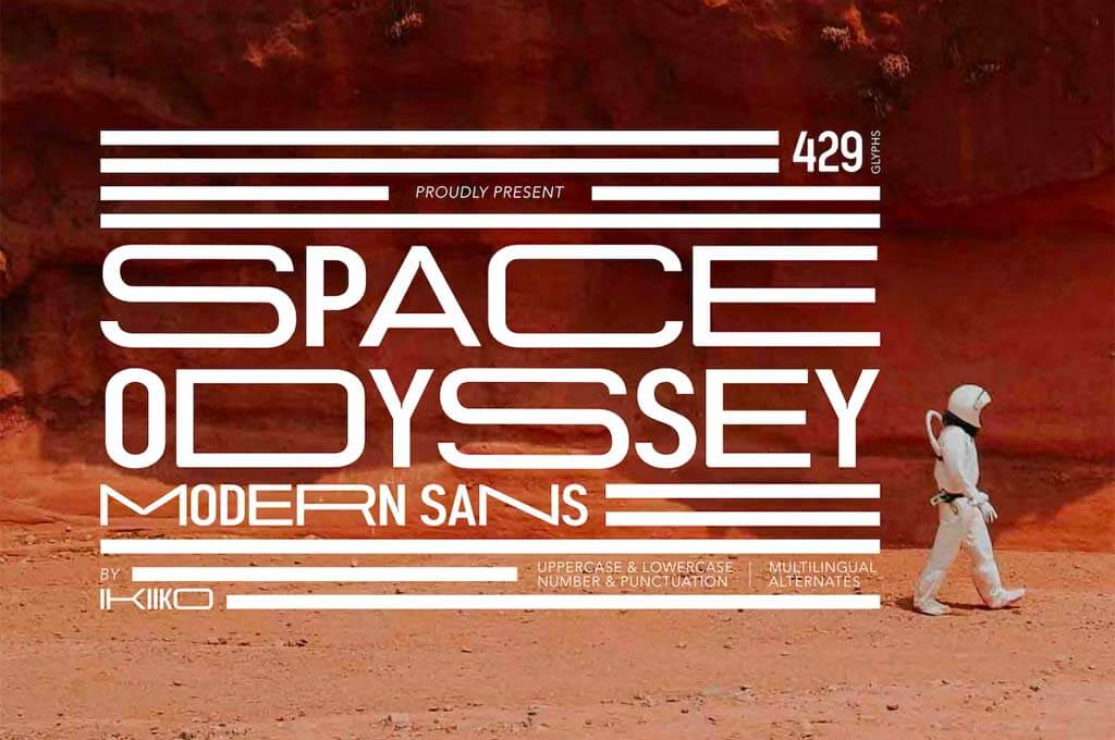 Space Odyssey — Modern Sans