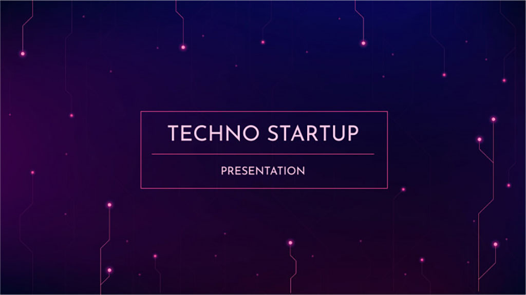 Techno Startup — Free Google Slides Theme for Presentation